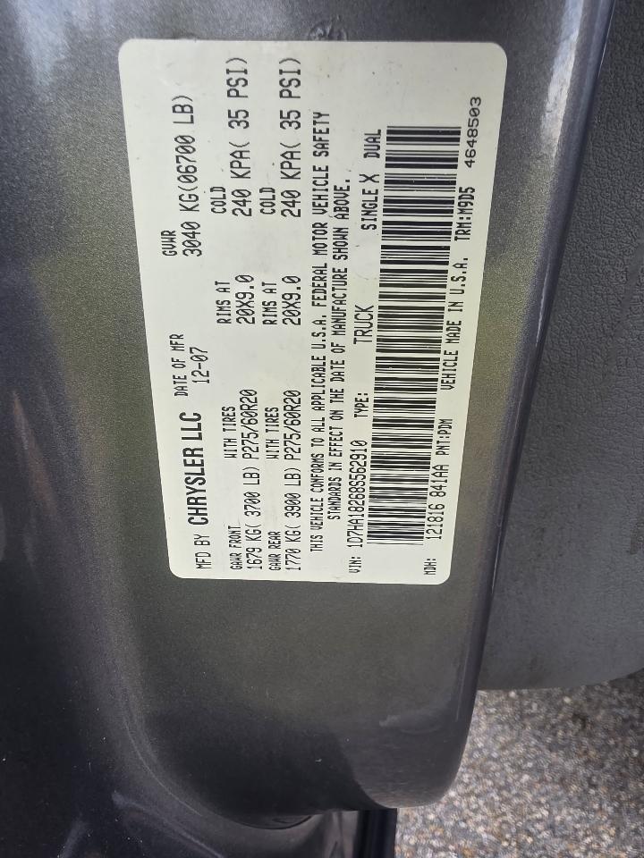 Dodge Ram 1500 SXT Quad Cab Long Bed 2WD 2008