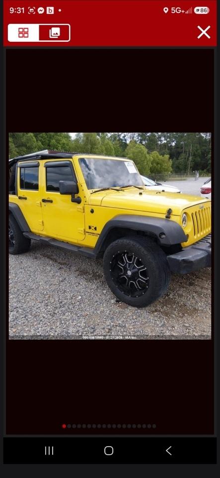 Jeep Wrangler Unlimited X 4WD 2008