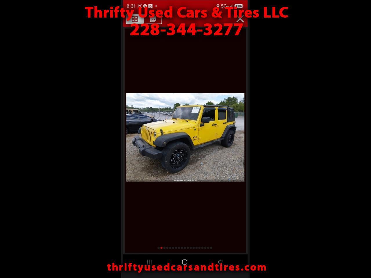 Jeep Wrangler Unlimited X 4WD 2008