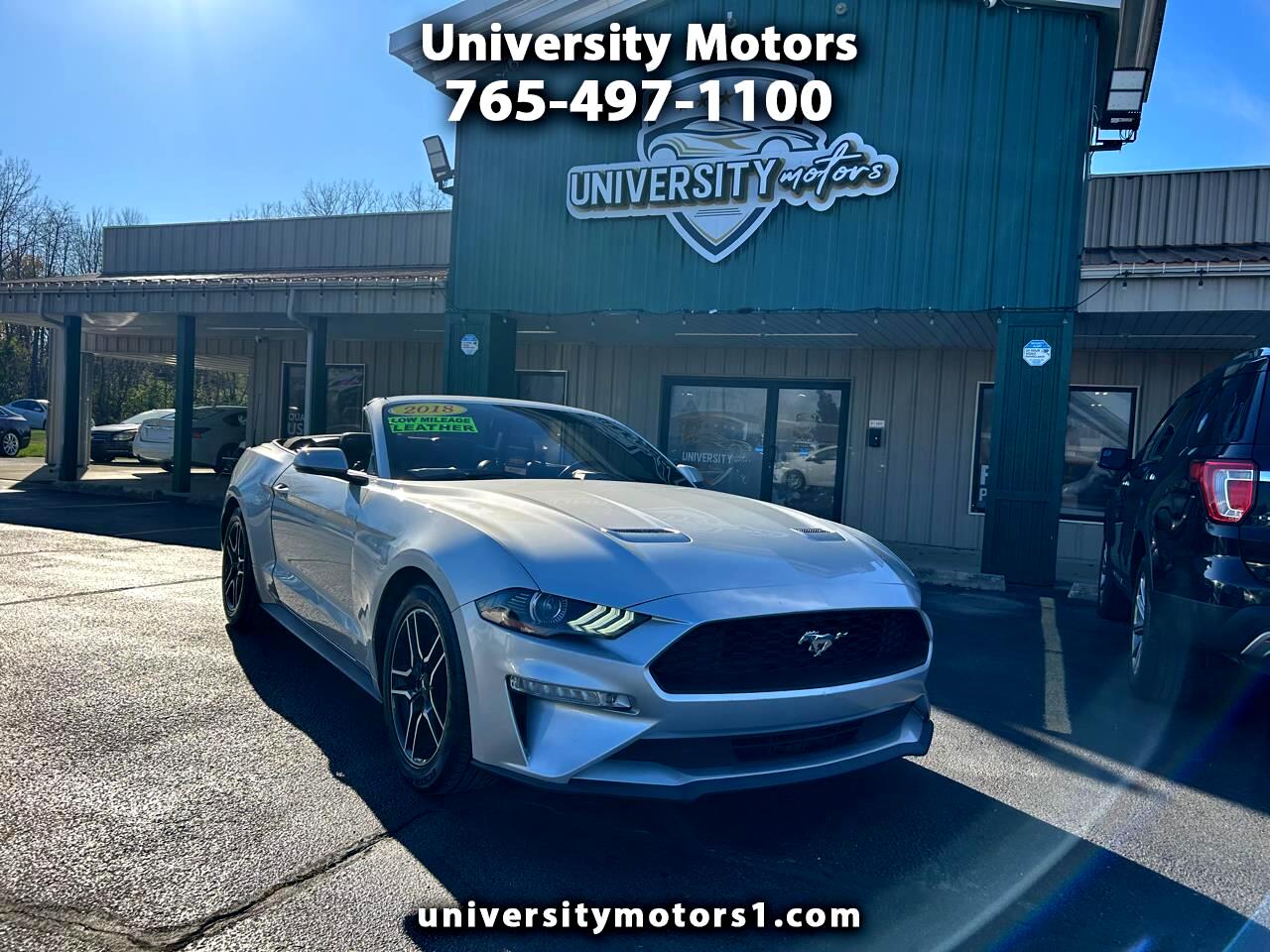2018 Ford Mustang EcoBoost Premium Convertible