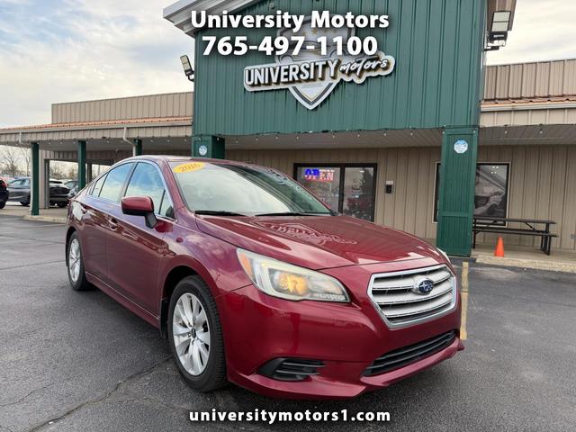 Red 2016 Subaru Legacy 2.5i Premium AWD Sedan All-Wheel Drive Automatic