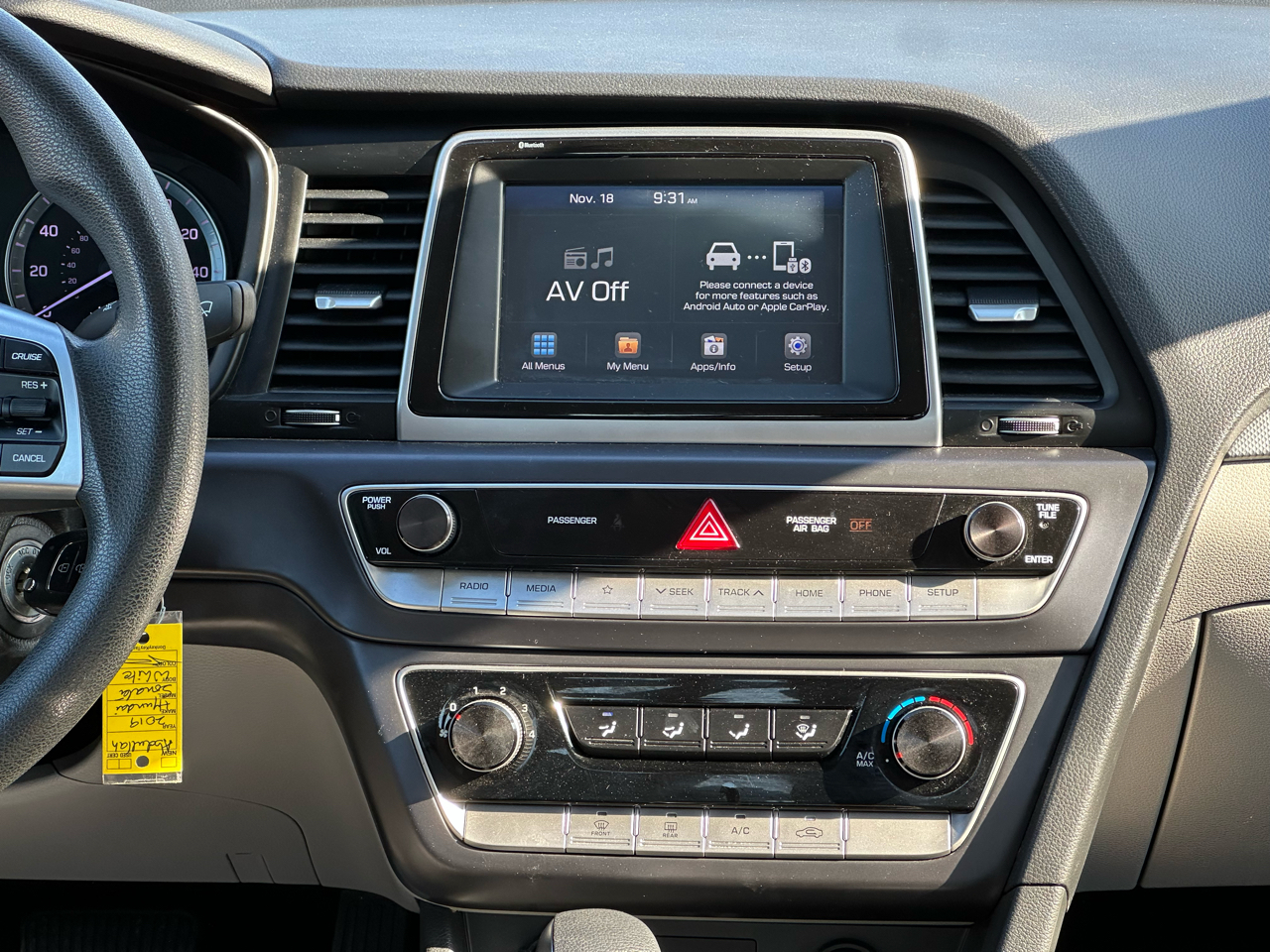 Hyundai Sonata SE 2.4L 2019