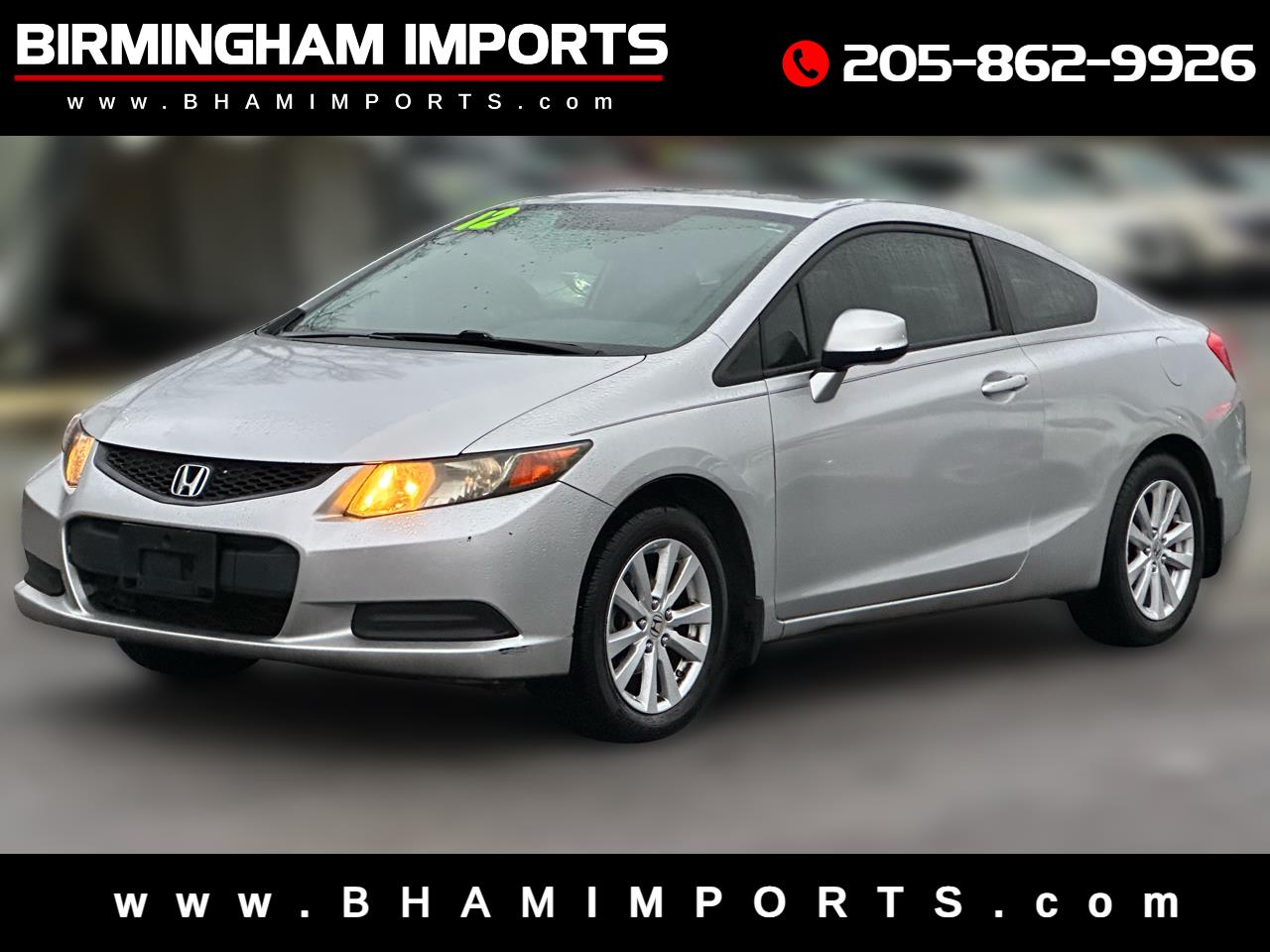 Honda Civic Cpe 2dr Auto EX 2012