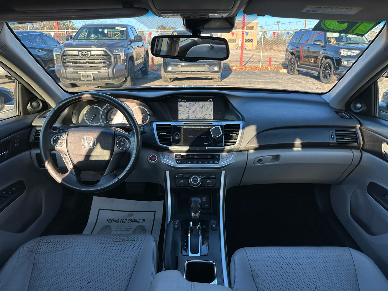 Honda Accord Sdn 4dr I4 CVT EX-L 2013