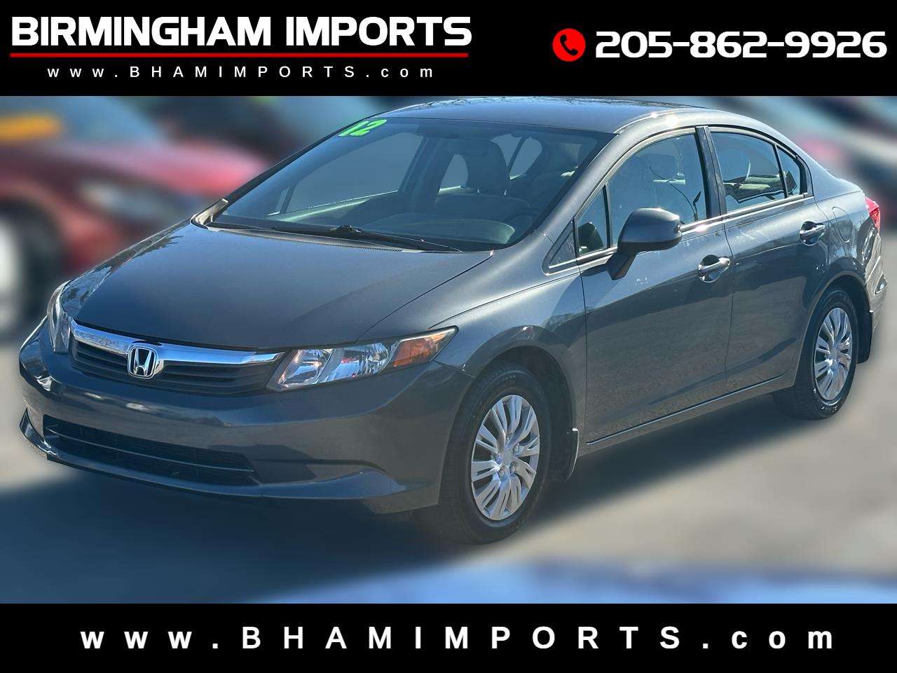 Honda Civic Sdn 4dr Auto LX 2012