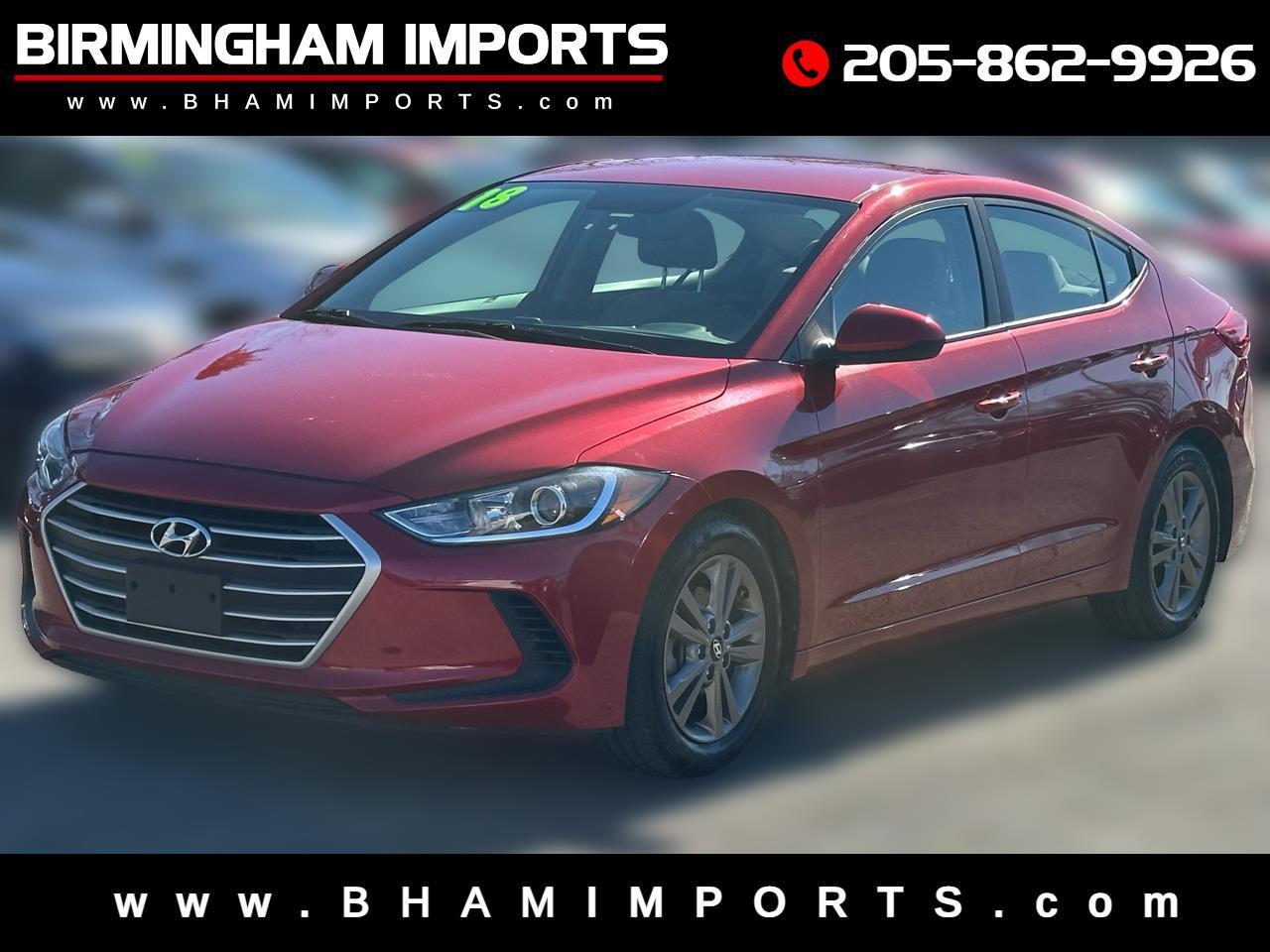 Hyundai Elantra SEL 2.0L Auto (Alabama) 2018
