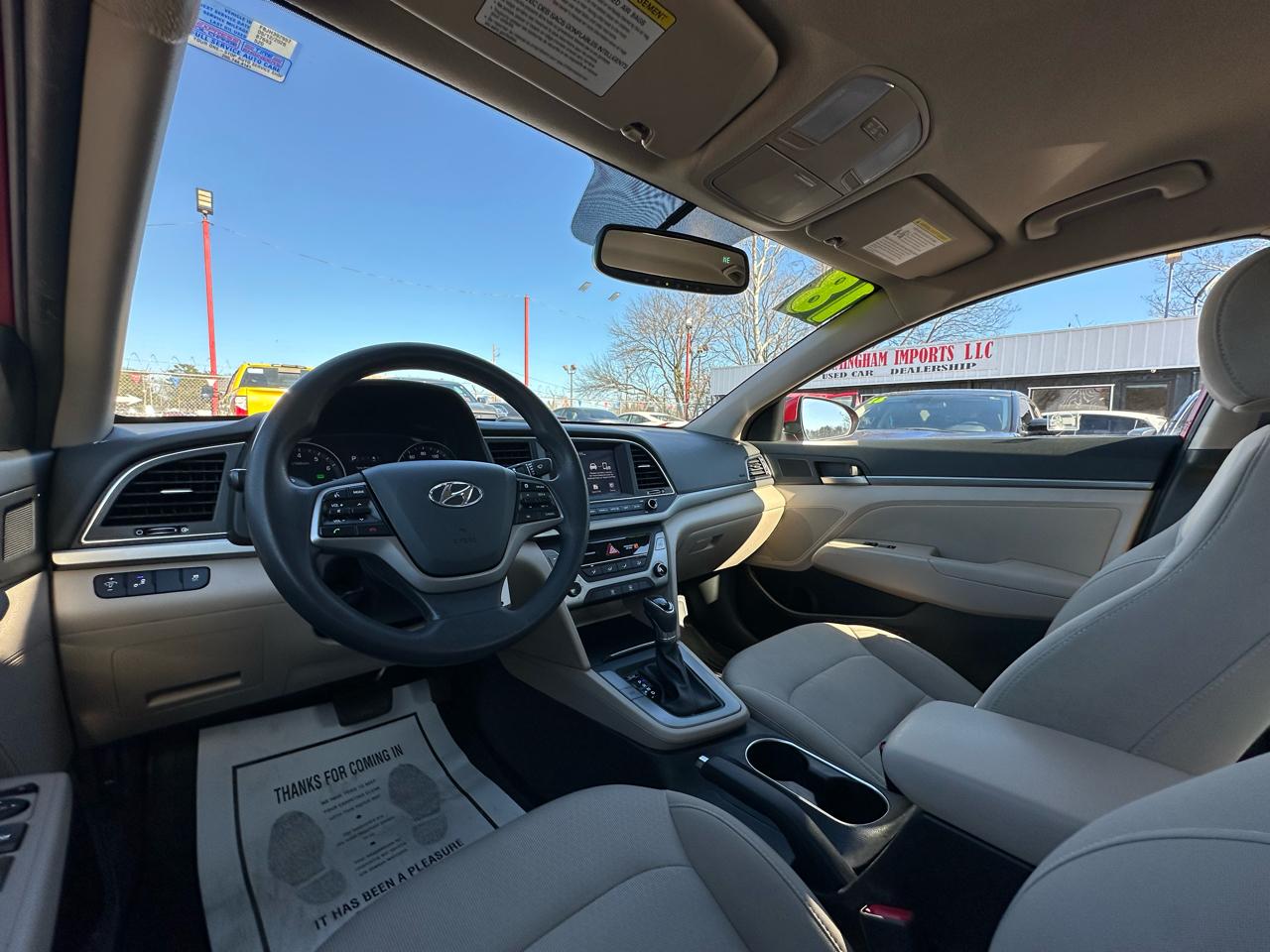 Hyundai Elantra SEL 2.0L Auto (Alabama) 2018