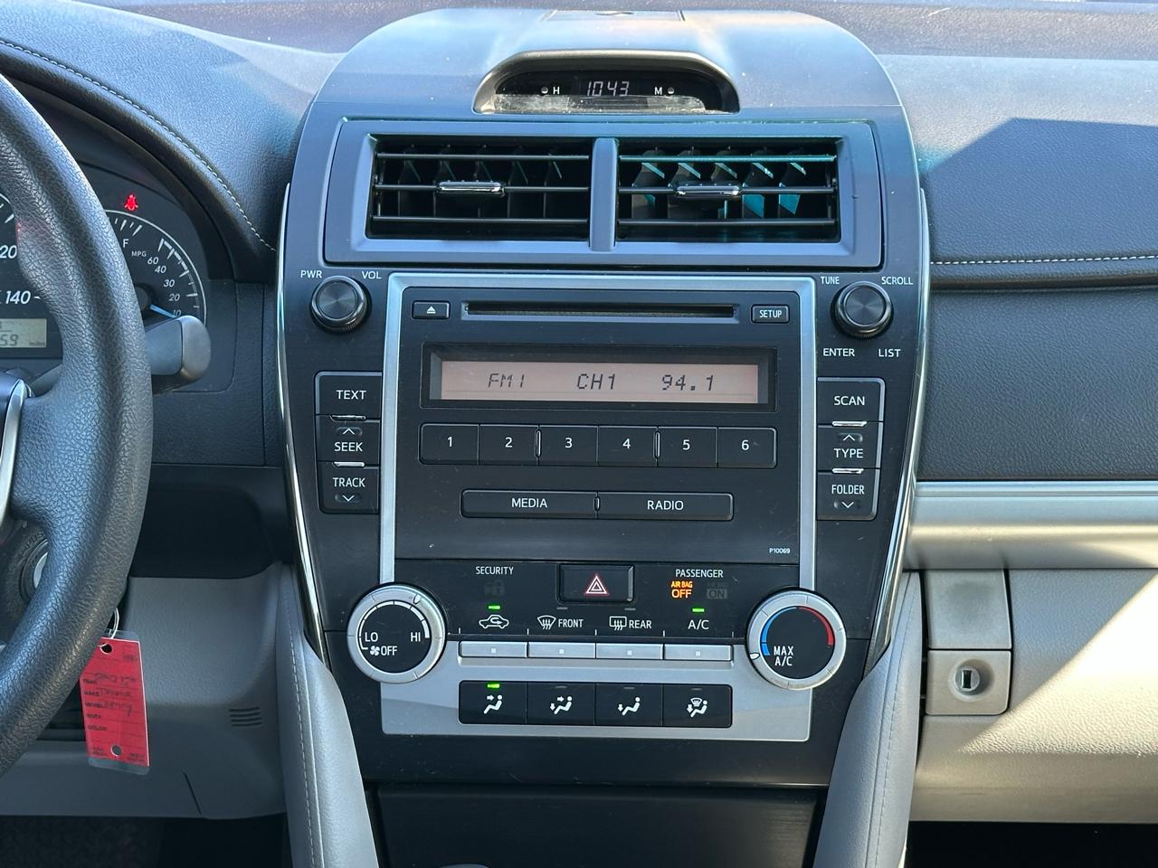 Toyota Camry 4dr Sdn I4 Auto SE Sport Limited Edition (Natl) 2012