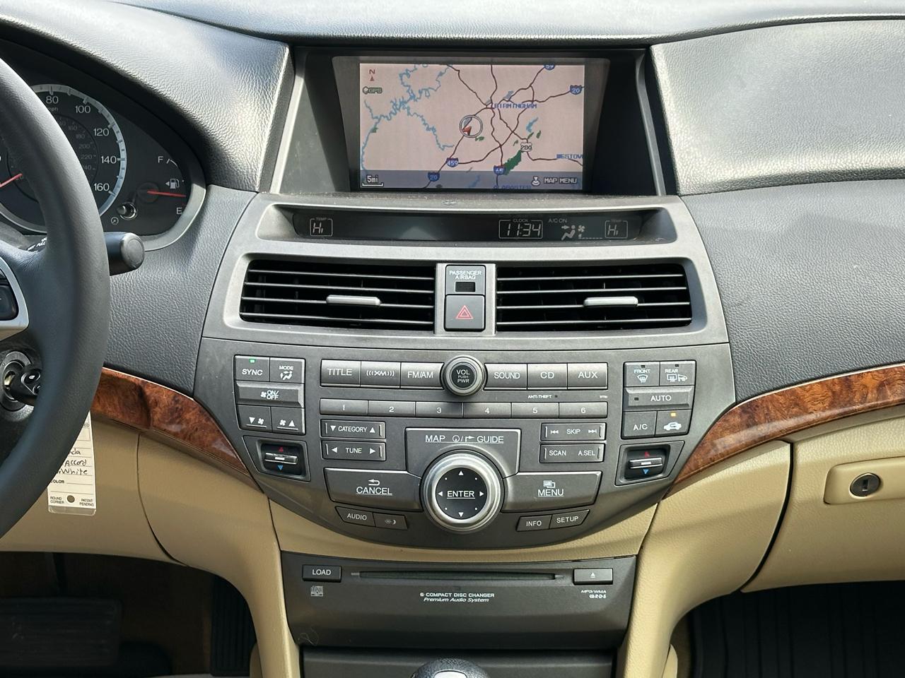 Honda Accord Sdn 4dr V6 Auto EX-L 2012