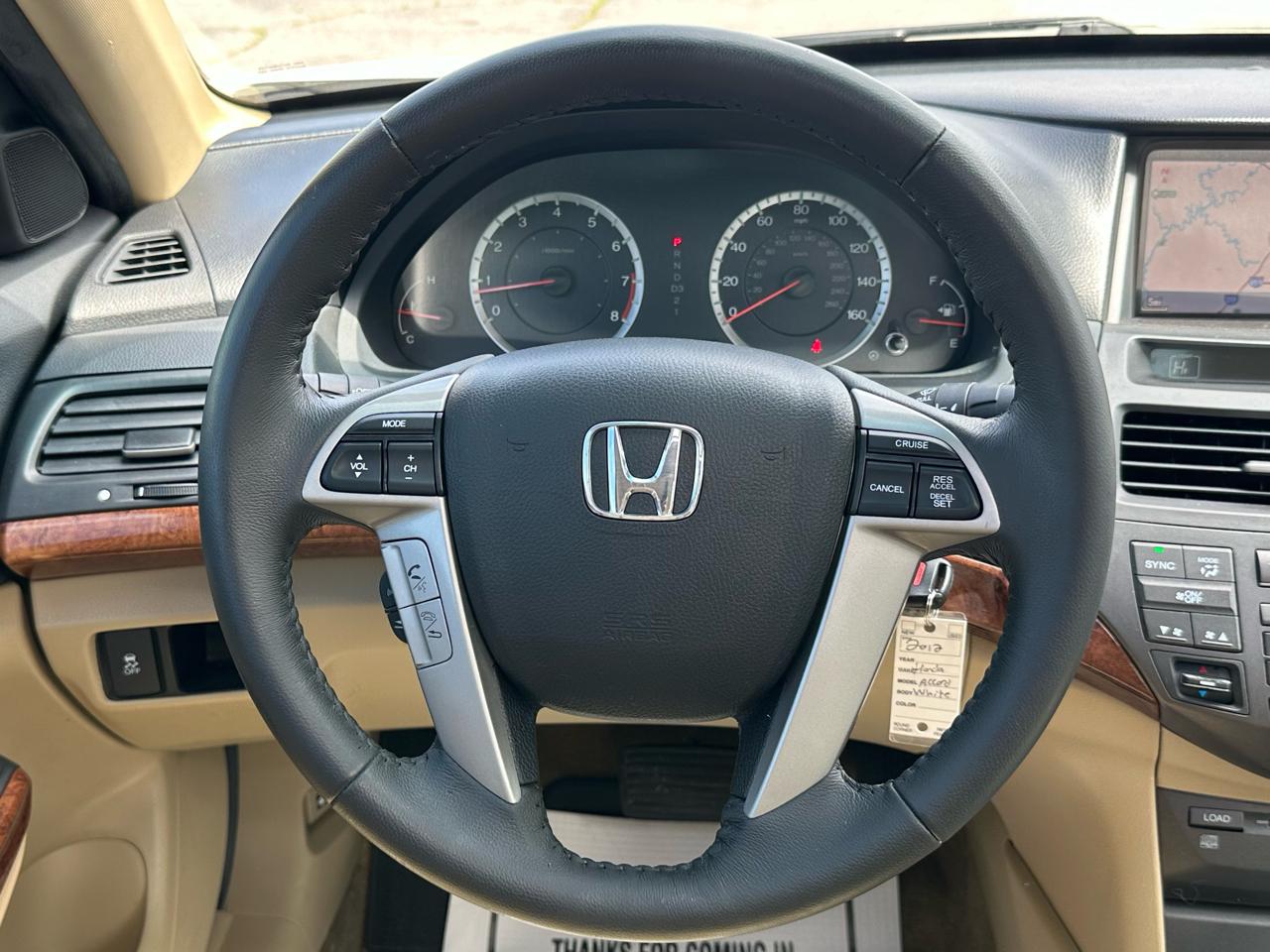 Honda Accord Sdn 4dr V6 Auto EX-L 2012