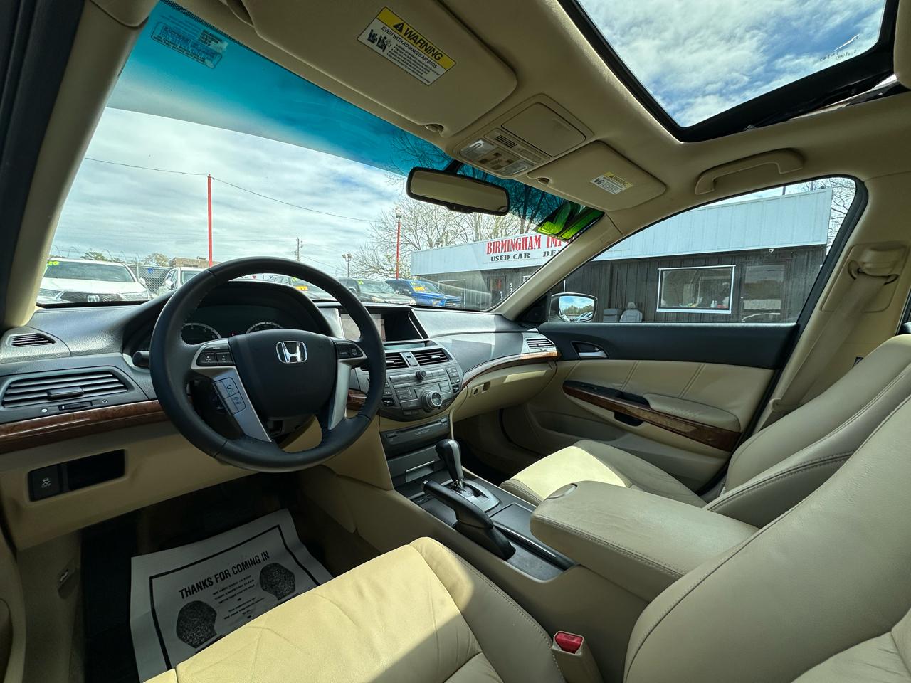 Honda Accord Sdn 4dr V6 Auto EX-L 2012