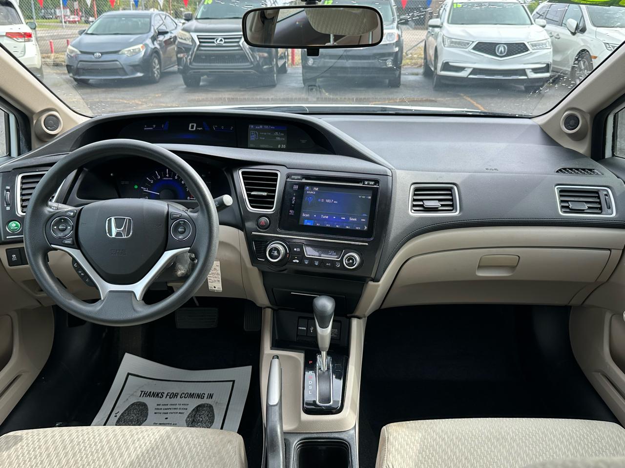 Honda Civic Sedan 4dr CVT SE 2015