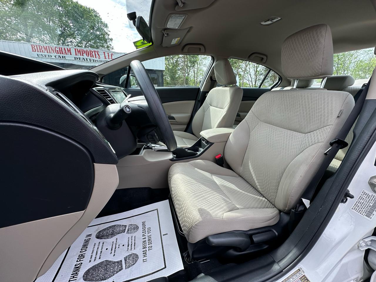 Honda Civic Sedan 4dr CVT SE 2015