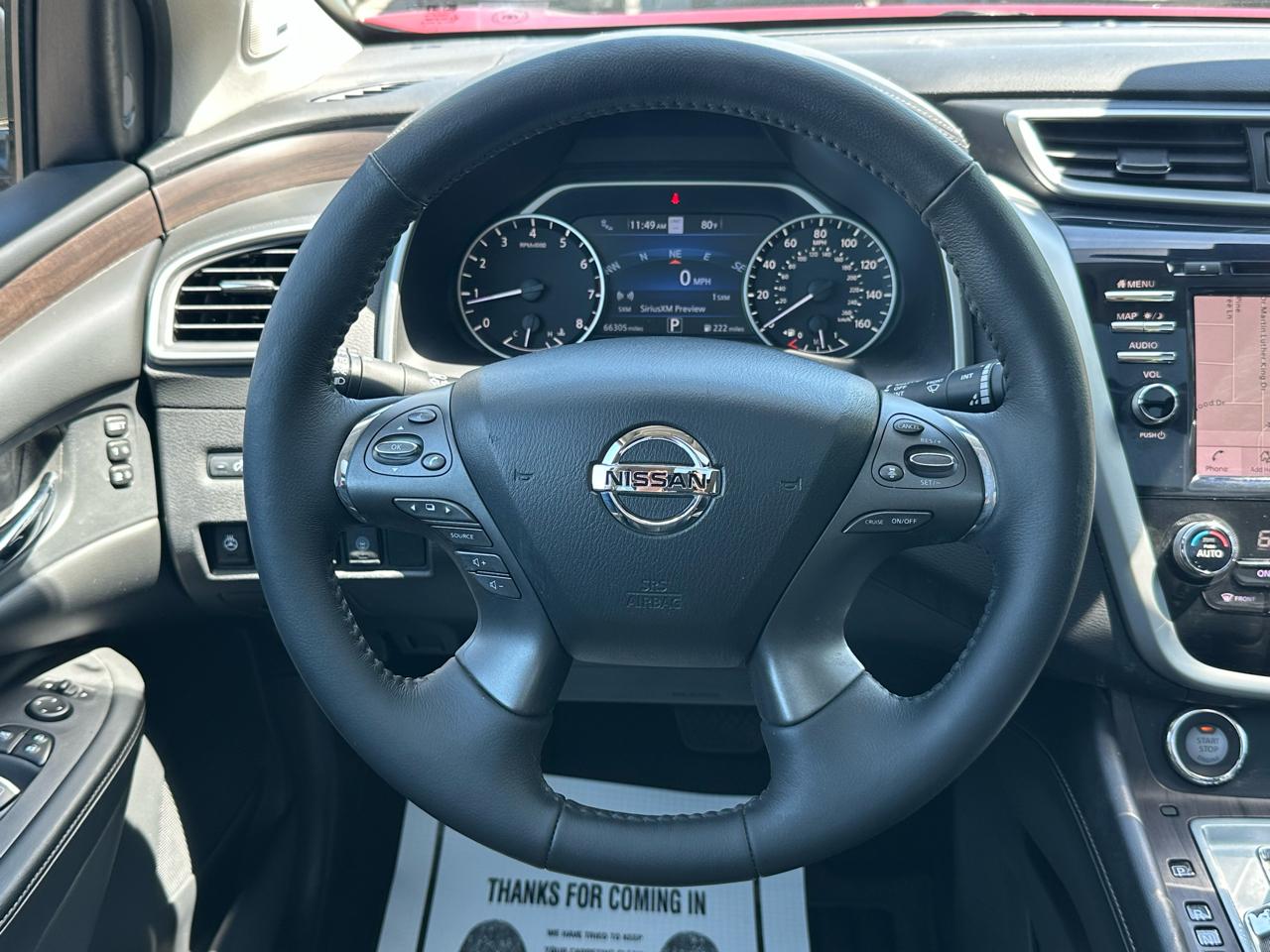 Nissan Murano FWD Platinum 2019
