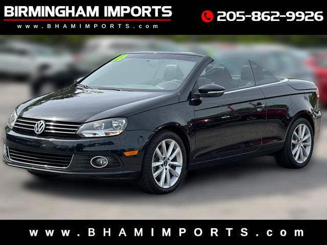 Black 2014 Volkswagen Eos Komfort SULEV Convertible Front-Wheel Drive Automatic