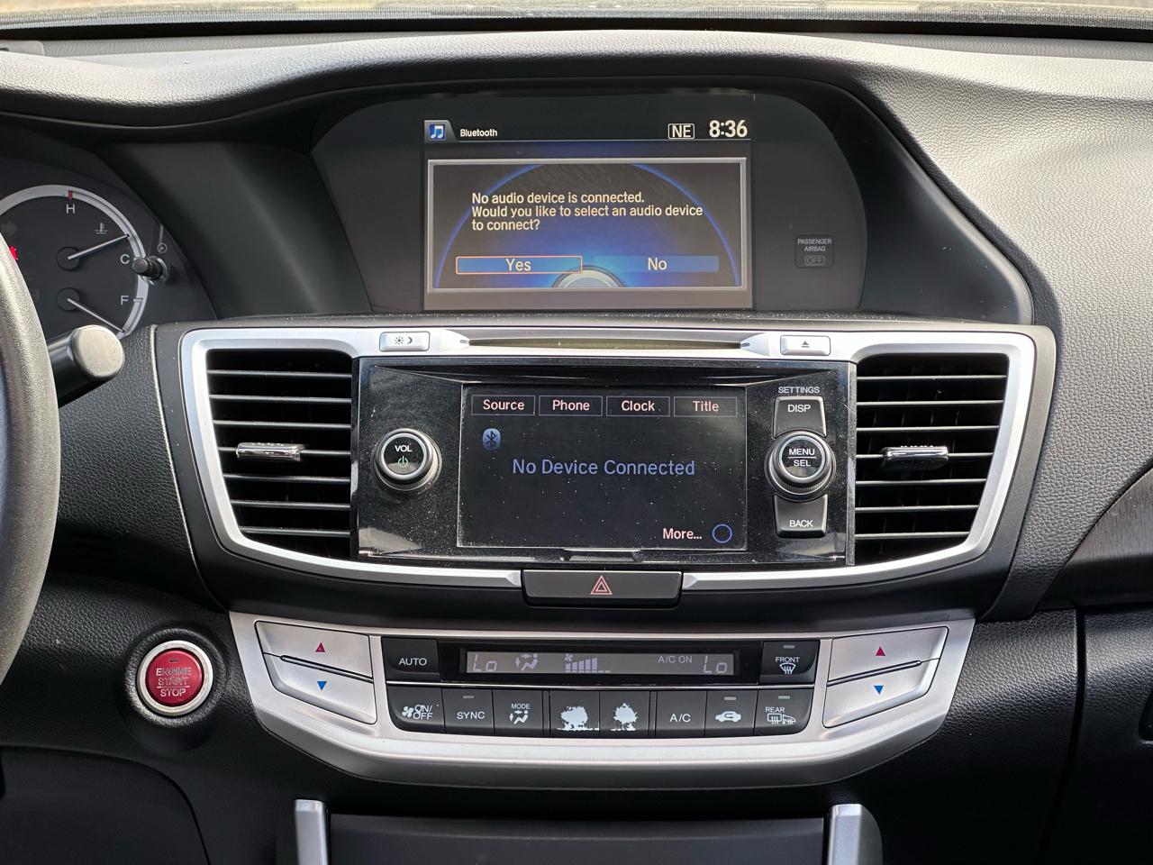 Honda Accord Sedan 4dr I4 CVT EX-L 2015