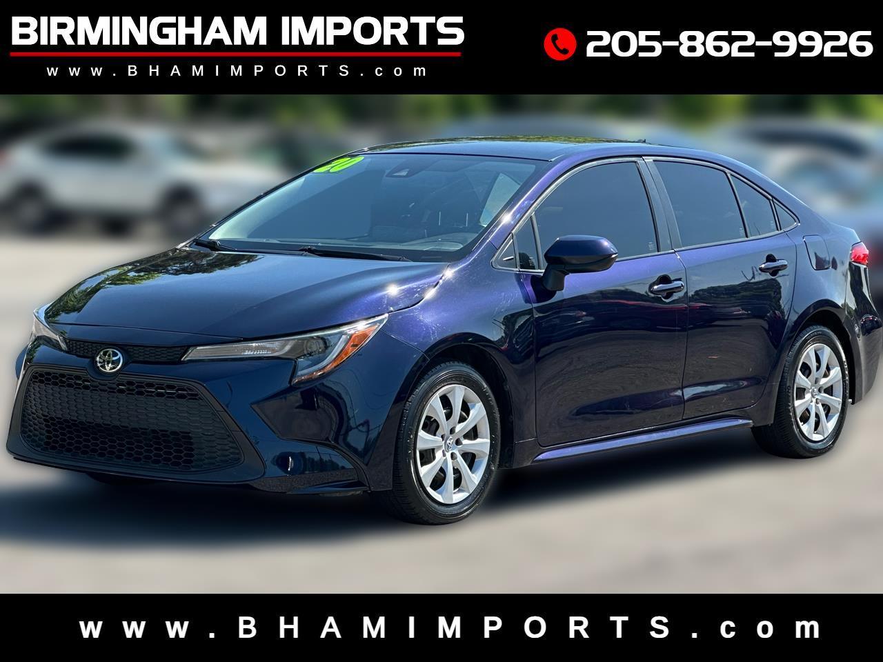 Toyota Corolla LE CVT (Natl) 2020