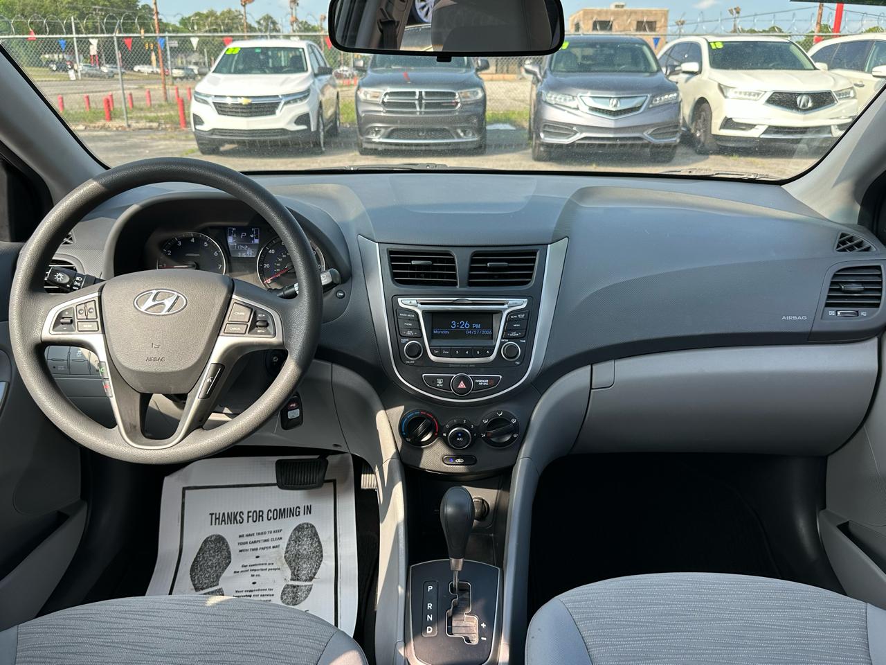 Hyundai Accent Value Edition Sedan Auto 2017