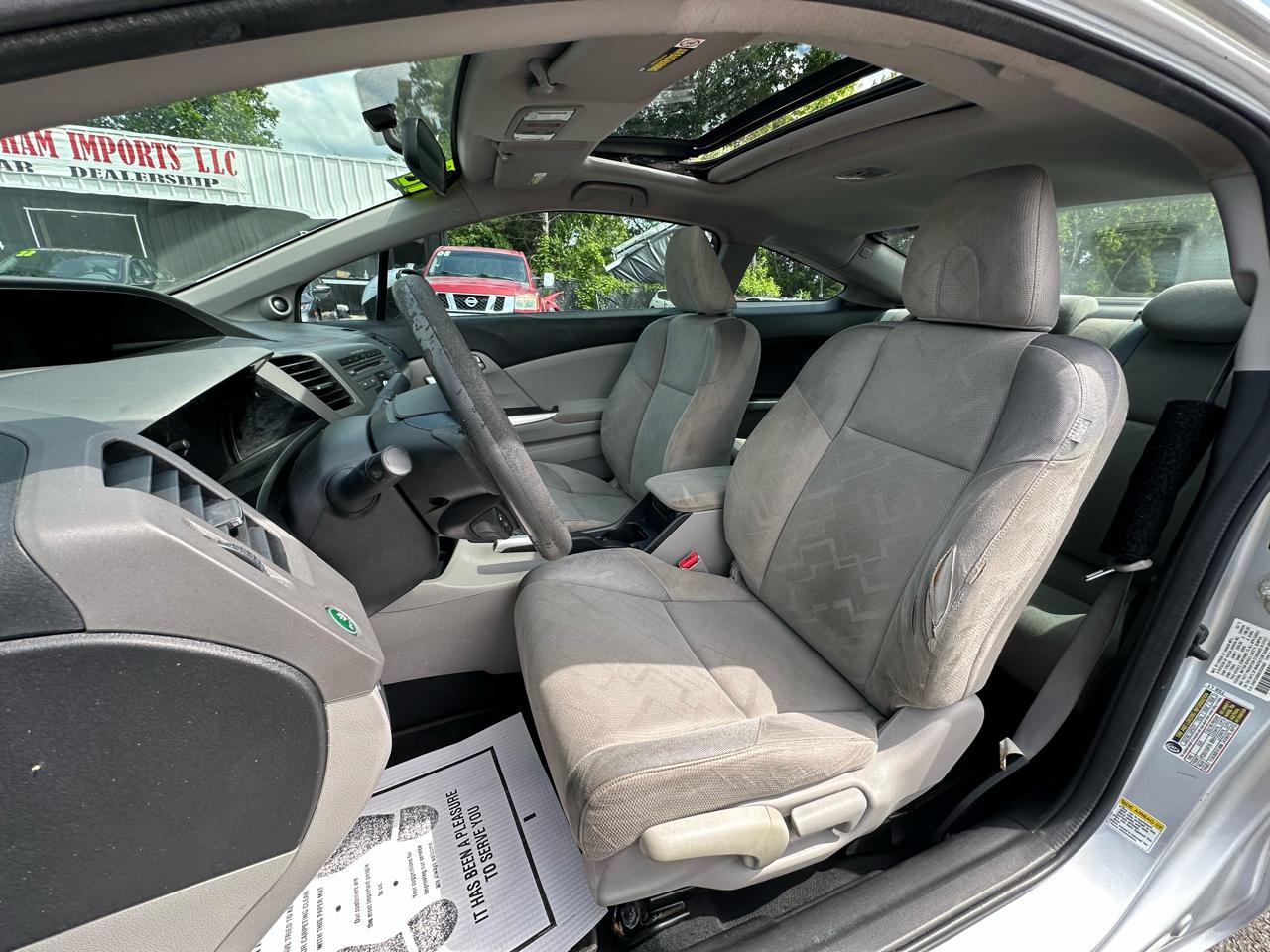 Honda Civic Cpe 2dr Auto EX 2012