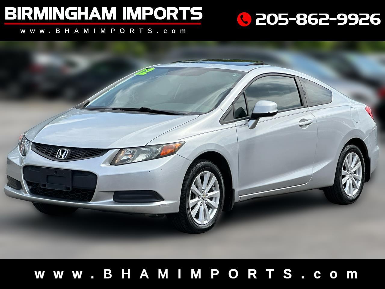 Honda Civic Cpe 2dr Auto EX 2012