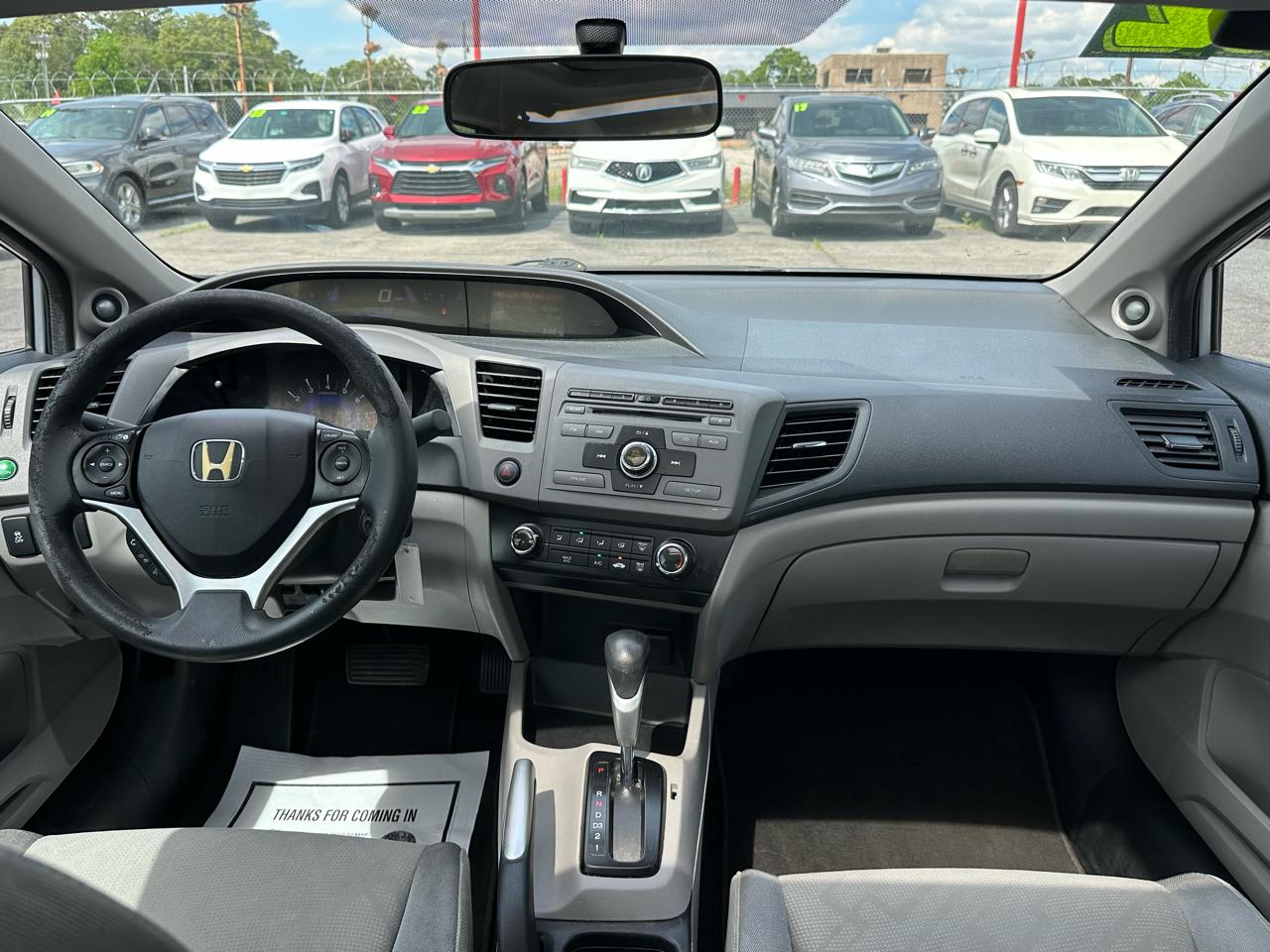 Honda Civic Cpe 2dr Auto EX 2012