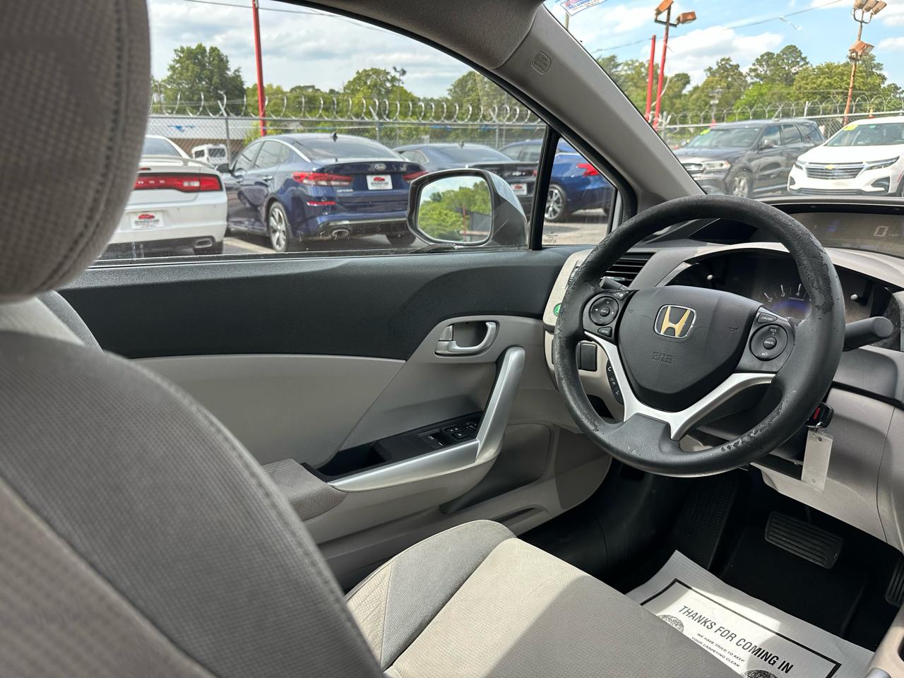 Honda Civic Cpe 2dr Auto EX 2012