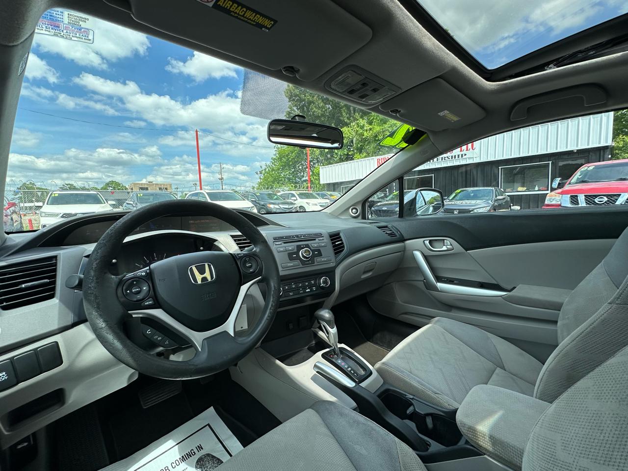Honda Civic Cpe 2dr Auto EX 2012