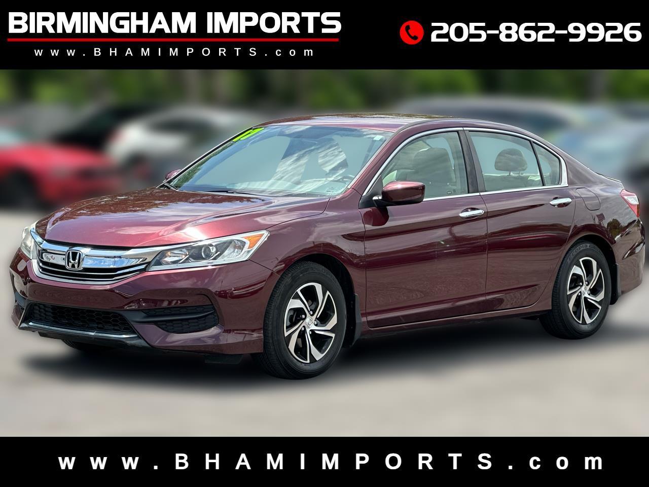 Honda Accord Sedan LX CVT 2017