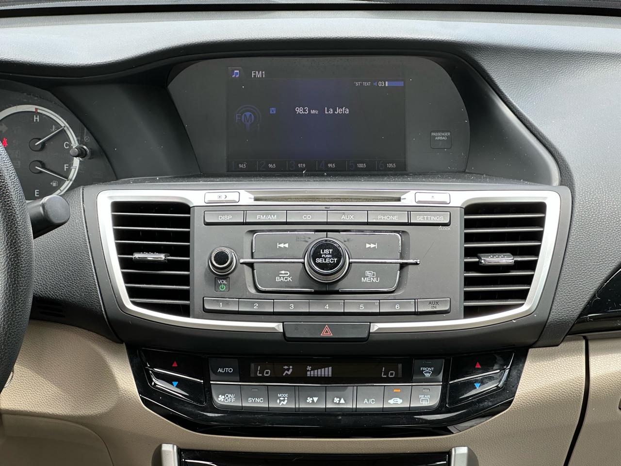Honda Accord Sedan LX CVT 2017