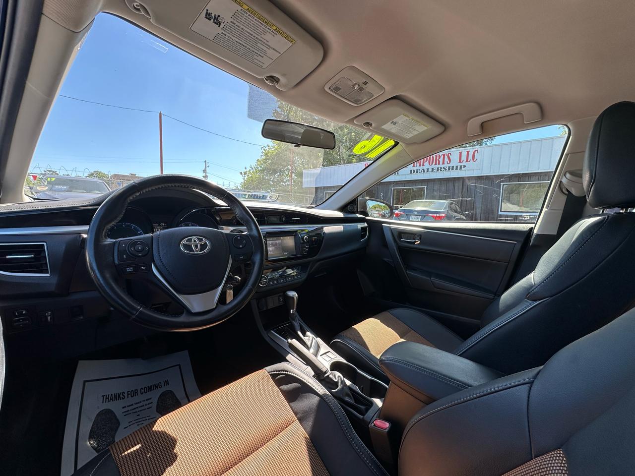 Toyota Corolla 4dr Sdn CVT S w/Special Edition Pkg (Natl) 2016