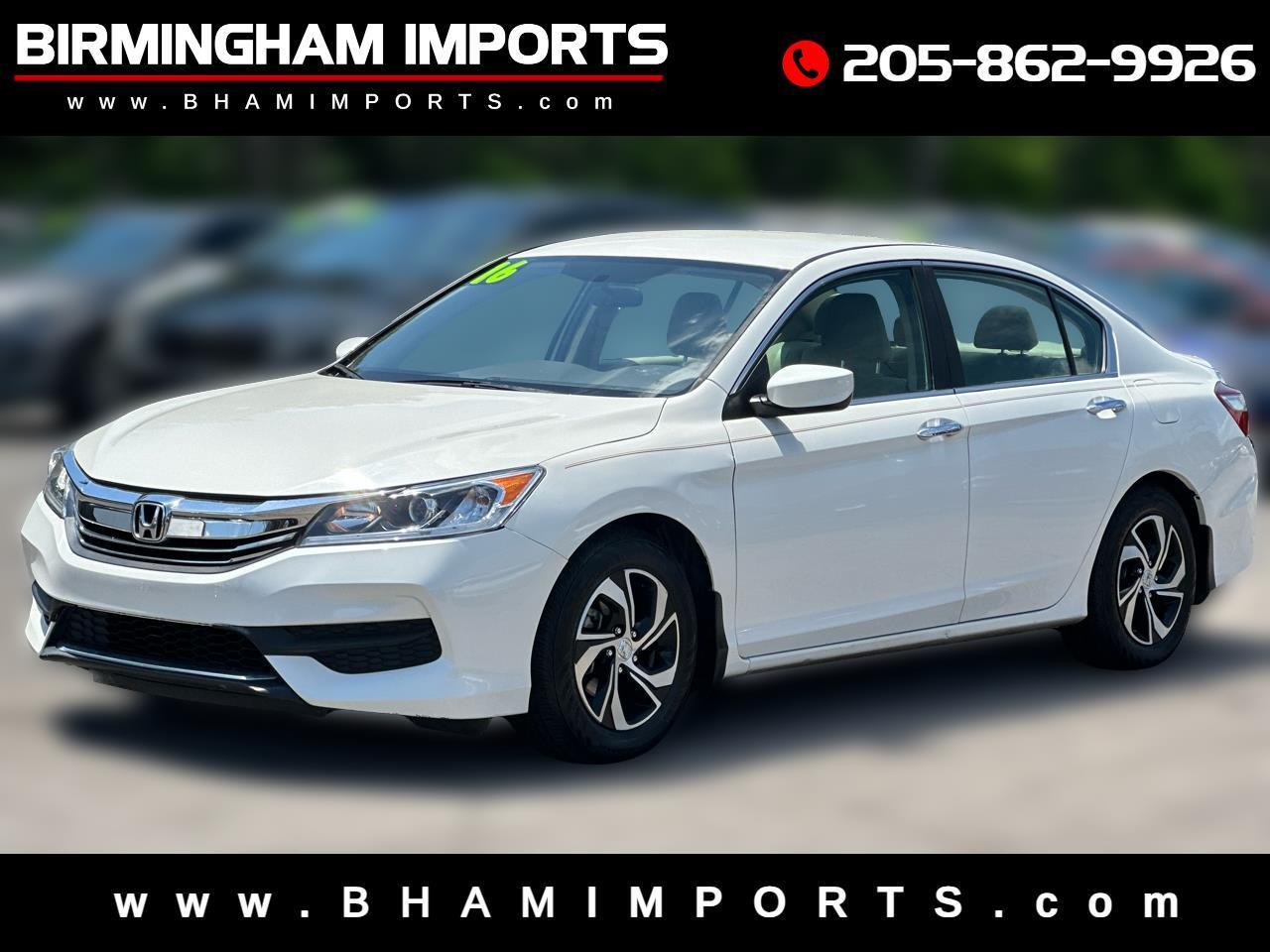 2016 Honda Accord Sedan 4dr I4 CVT LX
