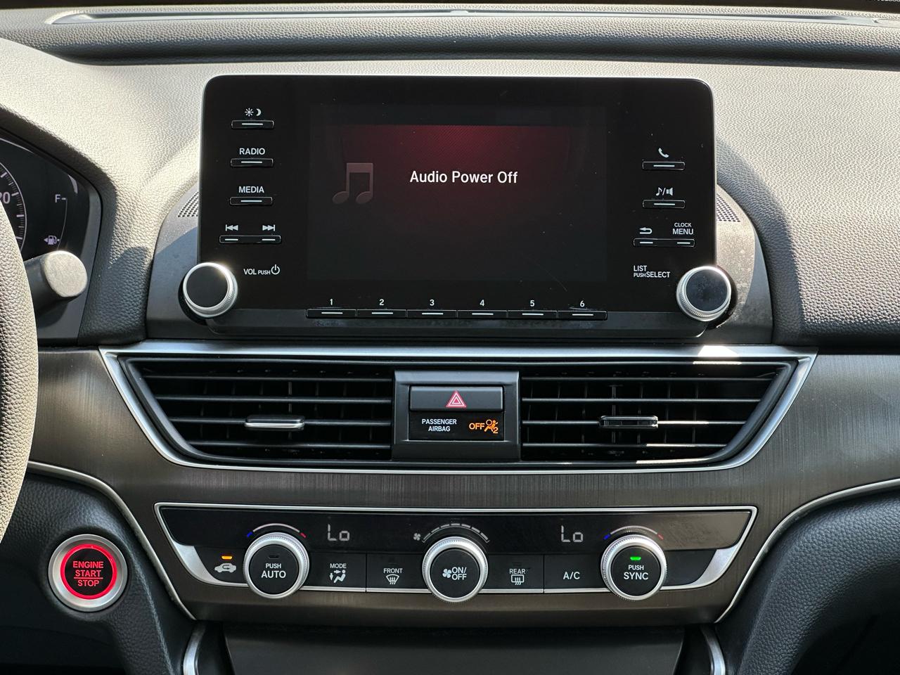 Honda Accord Sedan LX 1.5T CVT 2019