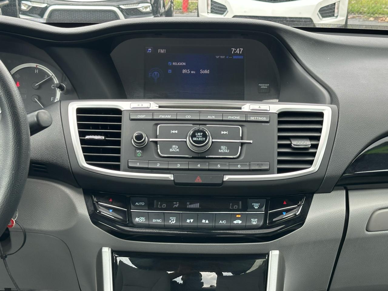 Honda Accord Sedan LX CVT 2017
