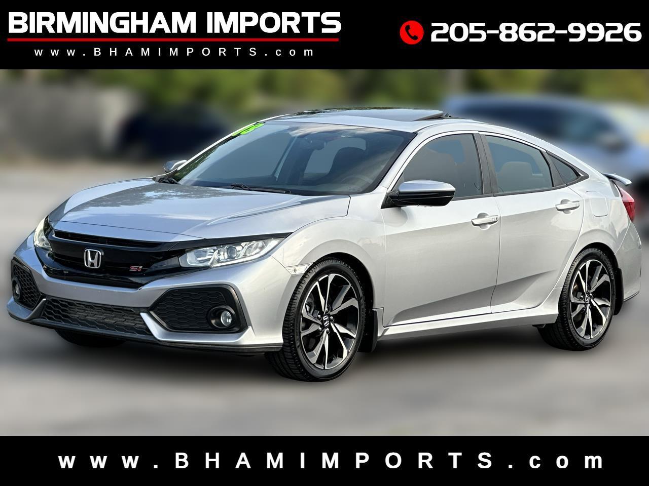 2018 Honda Civic Si Sedan Manual
