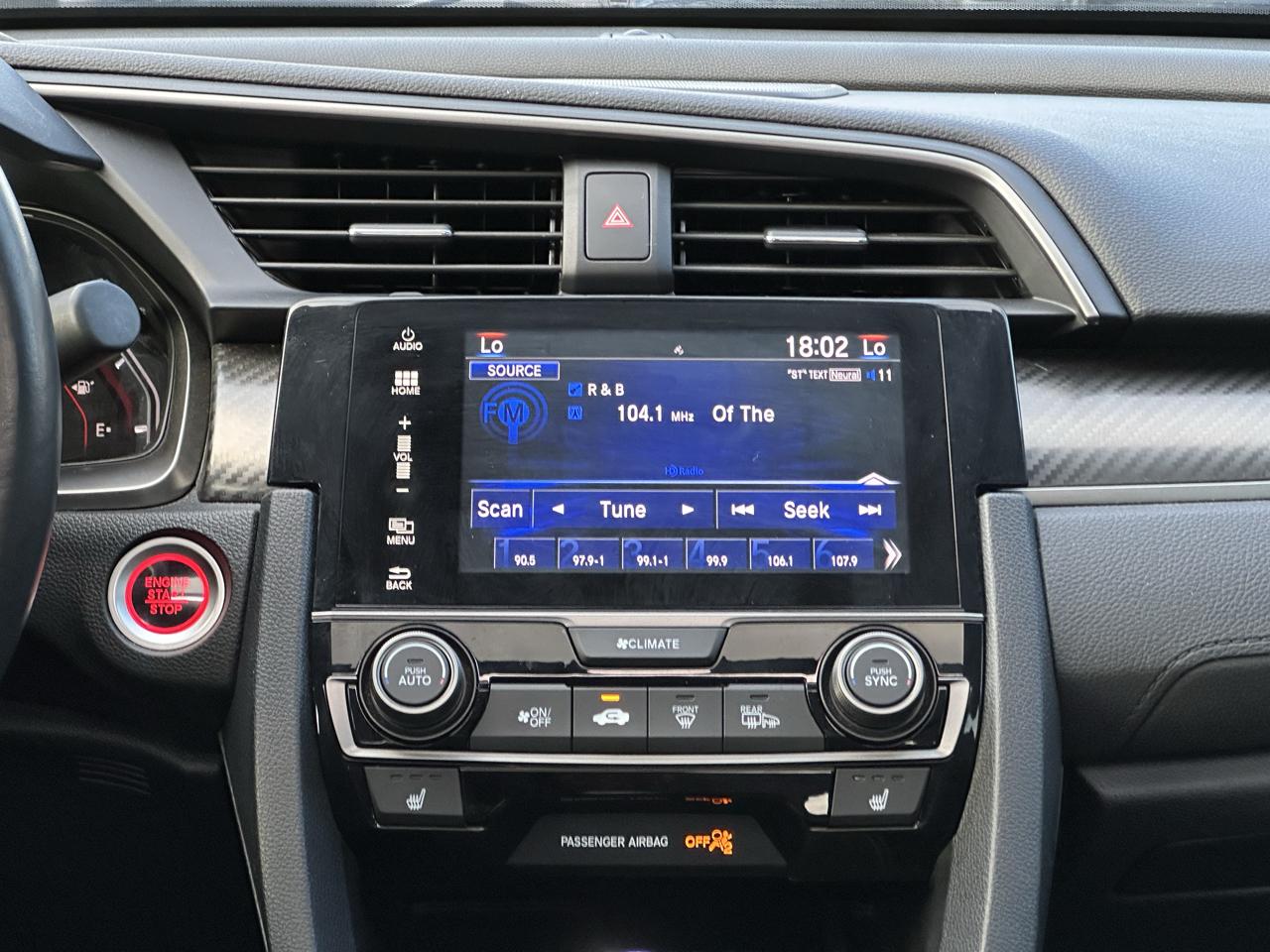 Honda Civic Si Sedan Manual 2018