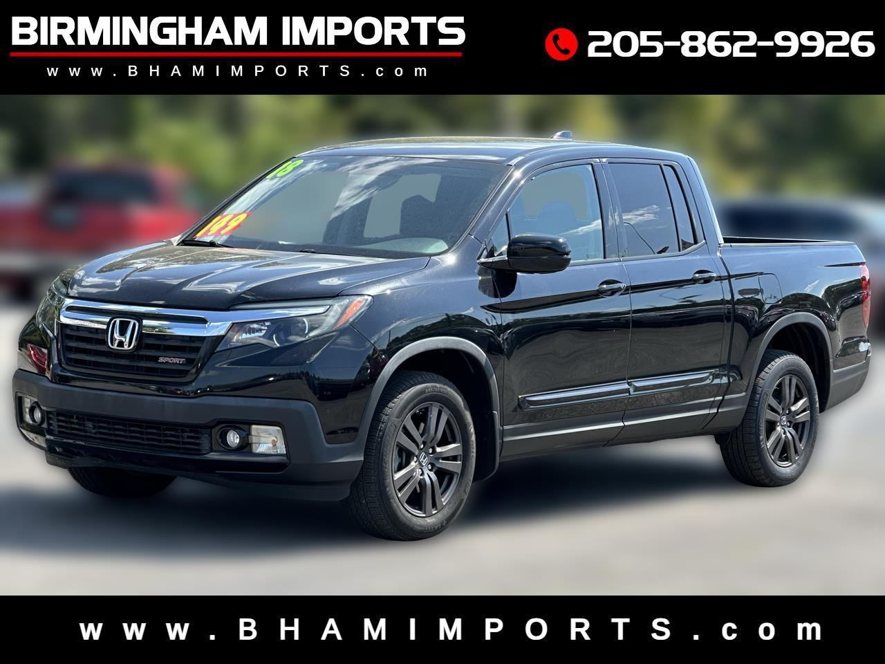 2018 Honda Ridgeline Sport AWD