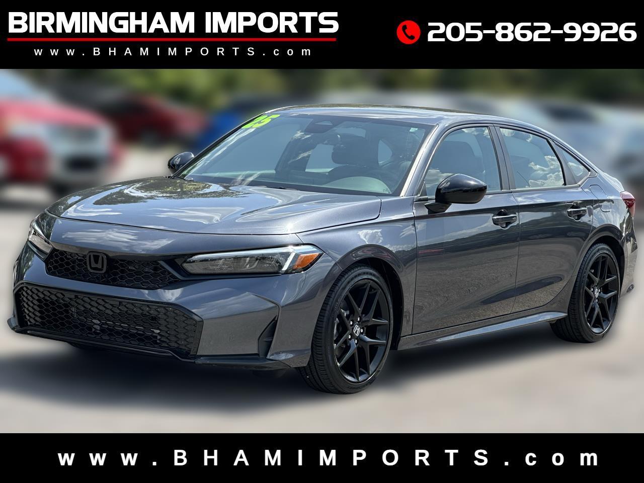 2025 Honda Civic Sedan Sport CVT