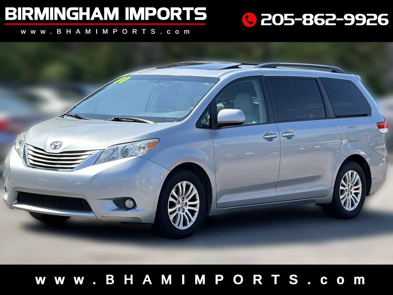 Toyota Sienna 5dr 7-Pass Van V6 XLE AAS FWD (Natl) 2014