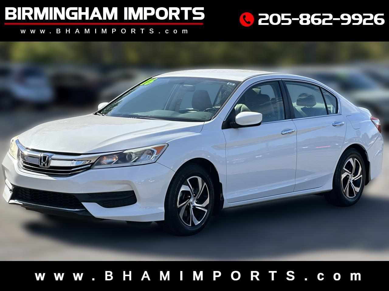 Honda Accord Sedan 4dr I4 CVT LX 2016