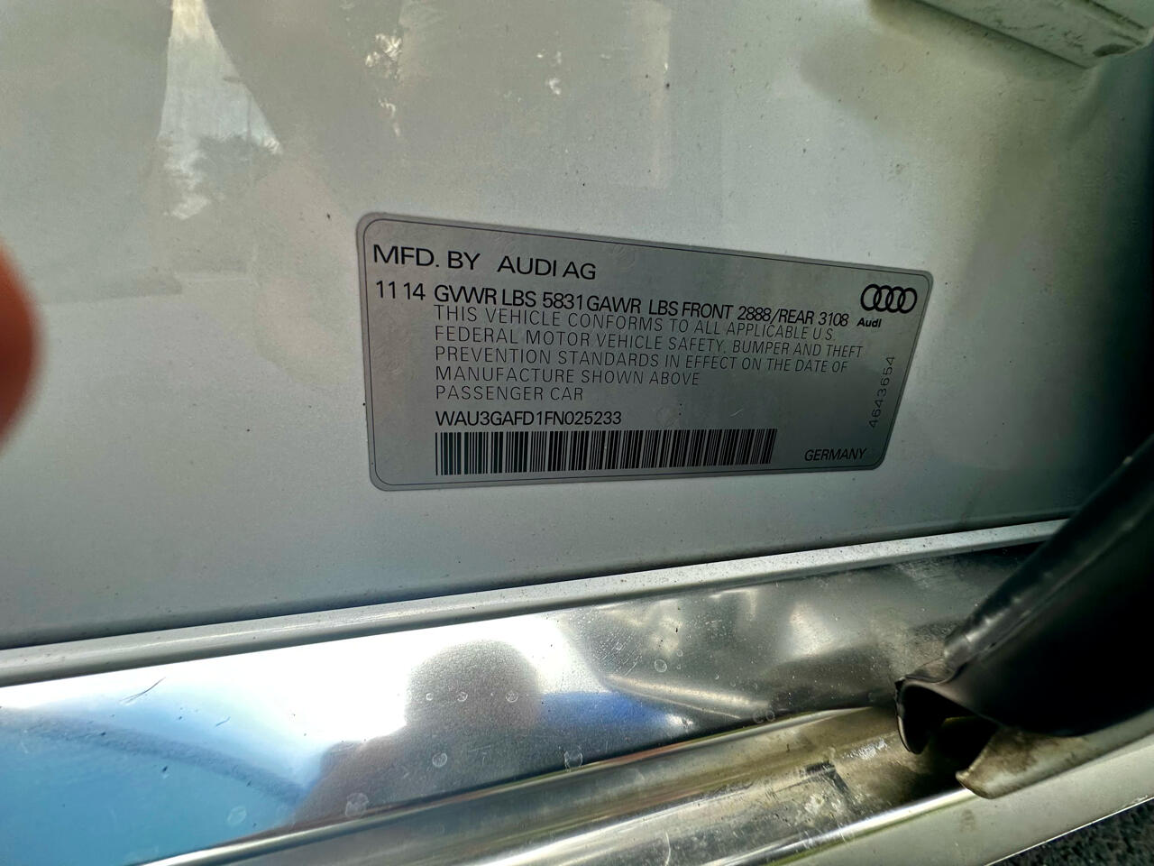 Audi A8 3.0T quattro 2015 Audi A8 3.0T quattro 2015