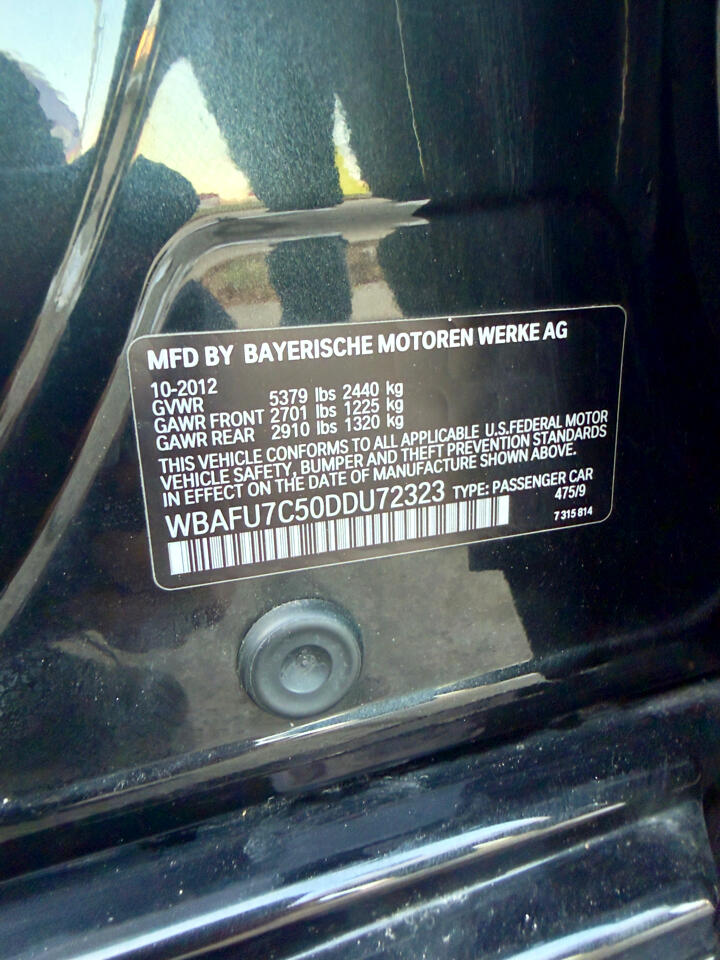 BMW 5 Series 4dr Sdn 535i xDrive AWD 2013