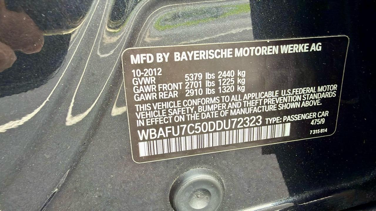 BMW 5 Series 4dr Sdn 535i xDrive AWD 2013