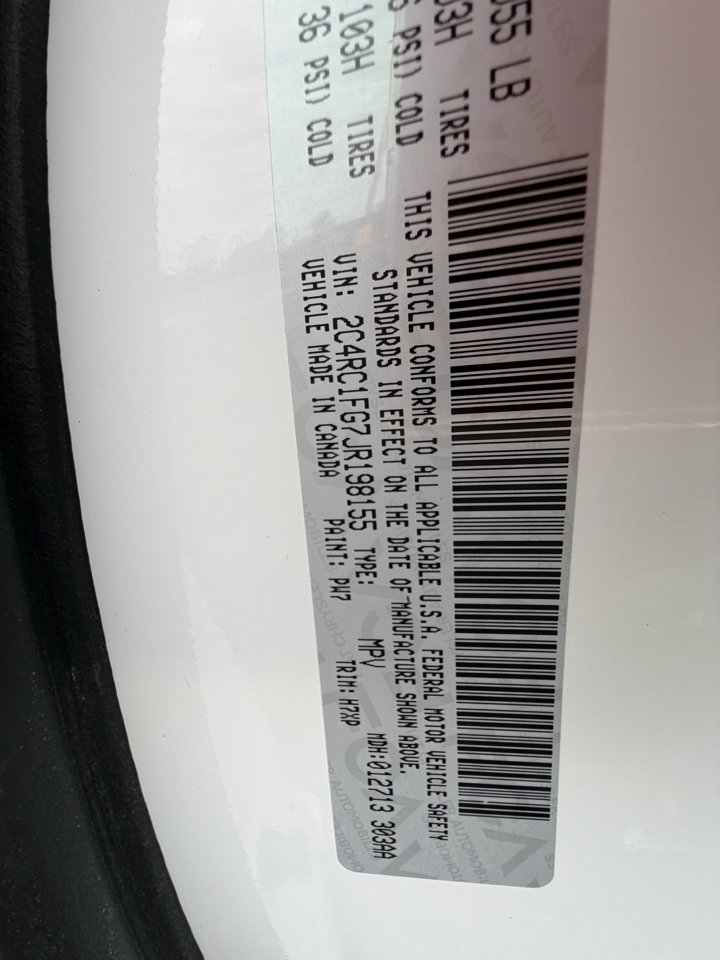 Chrysler Pacifica Touring Plus FWD 2018