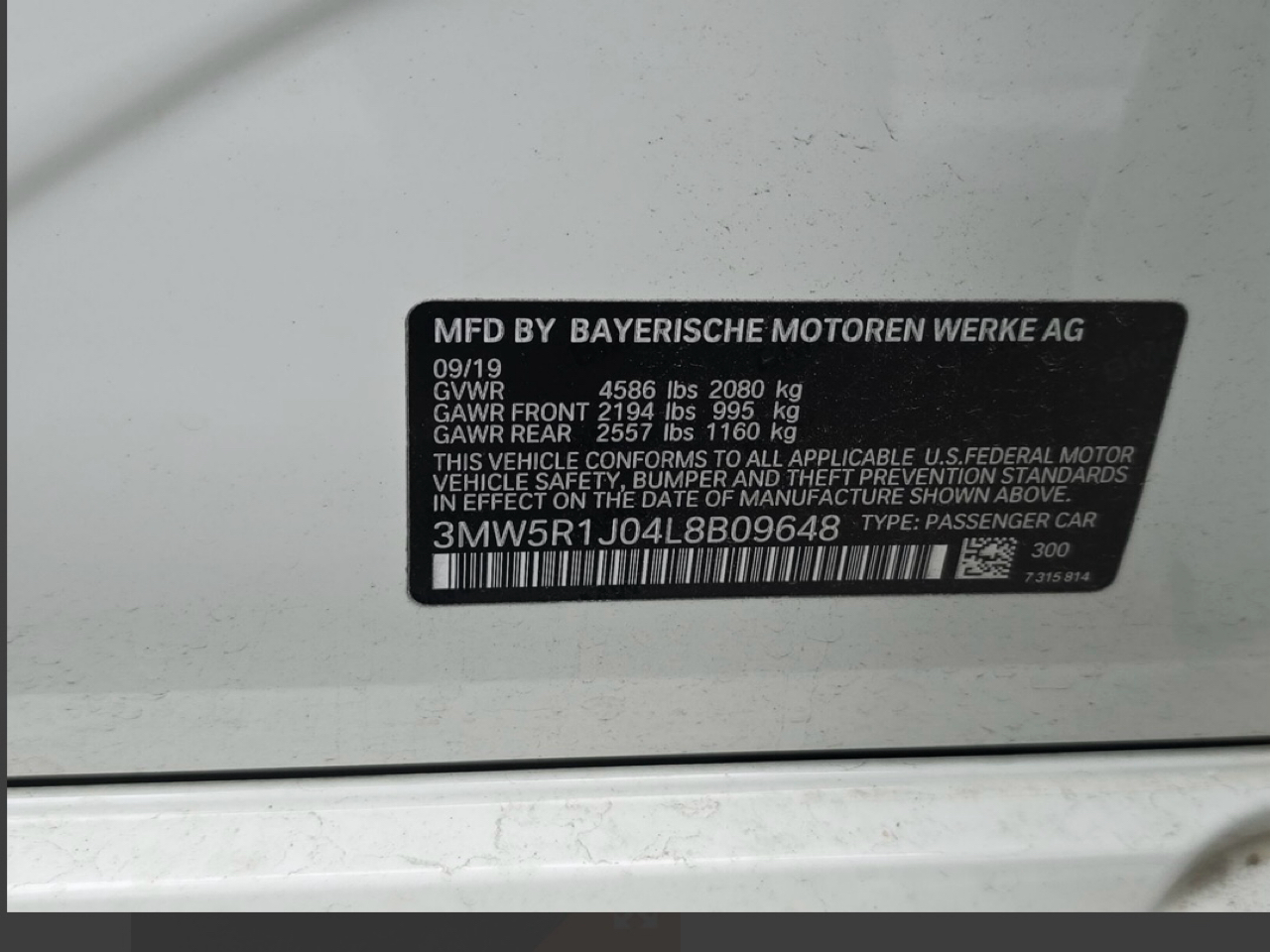 BMW 3 Series 330i Sedan North America 2020