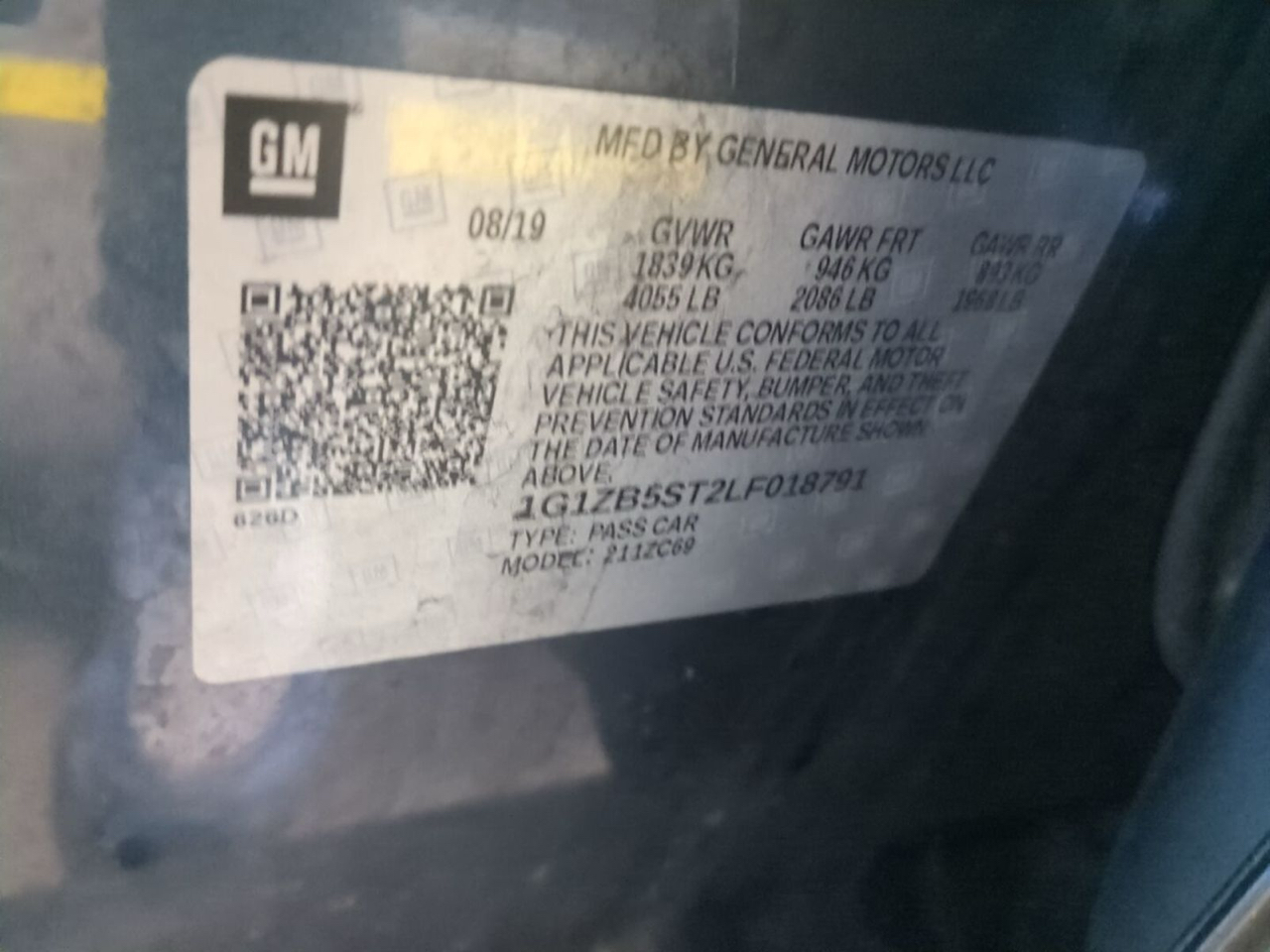 Chevrolet Malibu 4dr Sdn LS w/1LS 2020