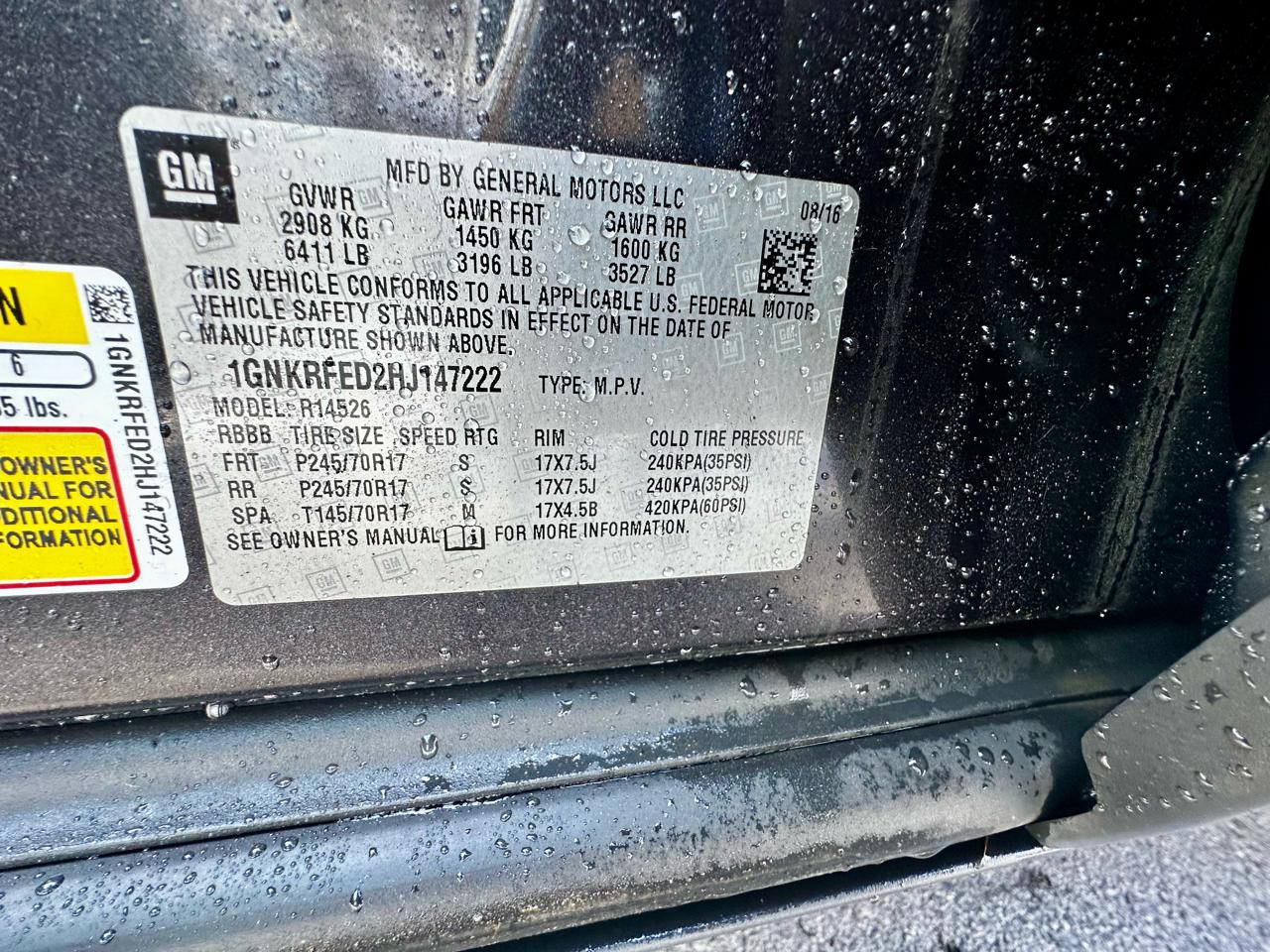 Chevrolet Traverse FWD 4dr LS w/1LS 2017