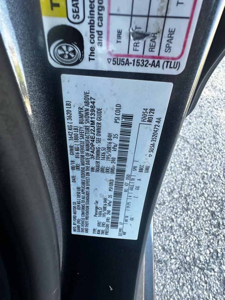 Ford Fiesta SE Hatch 2018