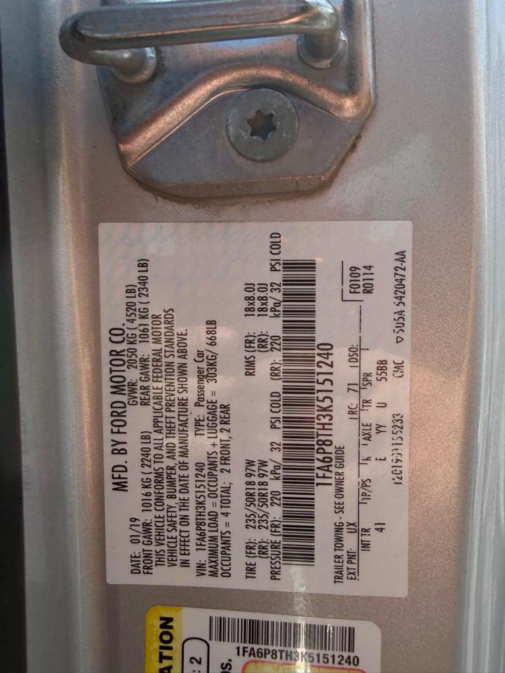 Ford Mustang EcoBoost Fastback 2019