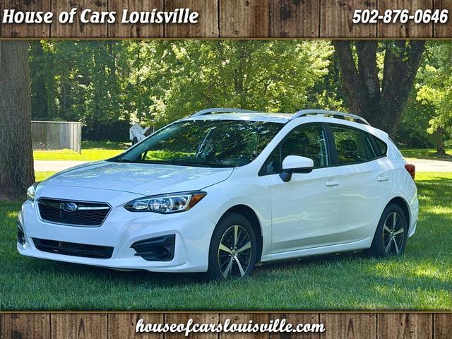 White 2019 Subaru Impreza 2.0i Premium Hatchback AWD Hatchback All-Wheel Drive Automatic