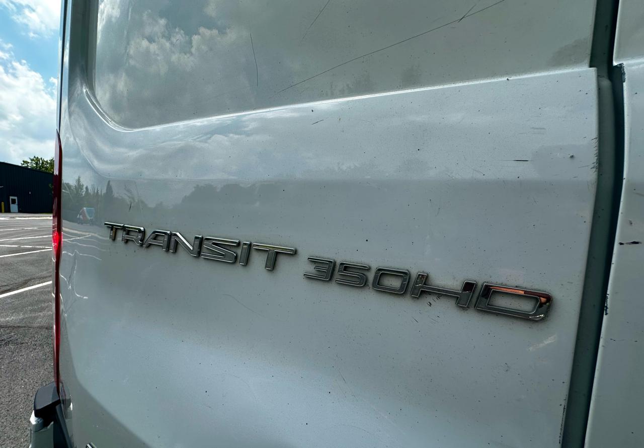 Ford Transit Van T-350 HD 148" EL Hi Rf 9950 GVWR Sliding RH Dr DRW 2019